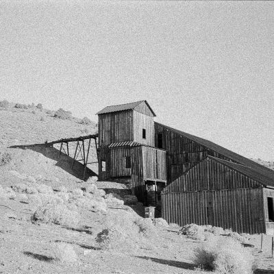 Ghost Town mill — Kodak Tri-X 400, minolta hi-matic 7s
