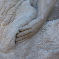 Carved in stone (detail) by Mick